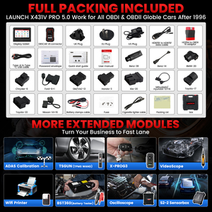 X431 PRO V 5.0 X431 PROS V5.0 16 핀 커넥터가없는 자동차 진단 도구 OBD2 스캐너 실행 2 년 업데이트 - Product Image 6