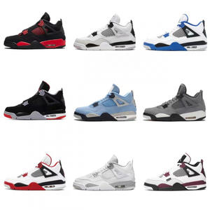 Zapatillas <span class=keywords><strong>de</strong></span> Baloncesto y Running Transfronterizas University Blue White Black Red 4 Paris Black Red Lightning White Oreo Sintético - Product Image 2