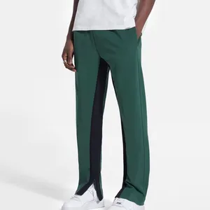 Pantaloni sportivi personalizzati in rilievo a doppia vita in 3D pantaloni da jogger a righe pantaloni della tuta da uomo con pista acida pantaloni della tuta a zampa