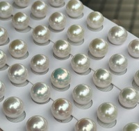 Perles d'eau douce naturelles blanches Edison, rondes, qualité AAAA, 13-14 mm, perles en vrac pour bijoux haut de gamme