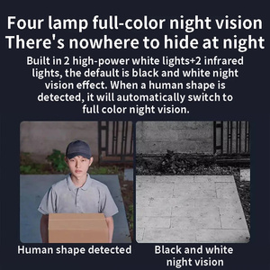 Xiaomi สมาร์ทโฮมกลางแจ้งกล้อง AW300 IP66 2K 256GB Night Vision WiFi การเฝ้าระวังวิดีโอกล้อง IP การตรวจจับ Mi APP บ้าน - Product Image 3