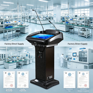Podio Digital con Pantalla Táctil de 21.5 Pulgadas, CE ISO RoHS, Inclinación Eléctrica, Multimedia, para Escuelas y Salas de Conferencias - Product Image 6