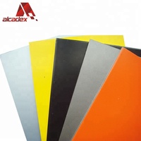 Tablero publicitario, plataformas de exhibición, letreros exteriores ACP ACM, paneles de aluminio compuestos para frente de tienda