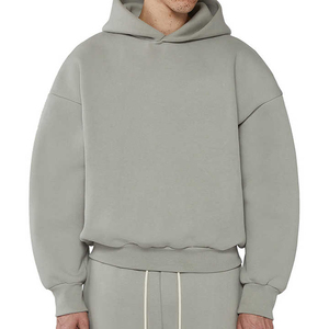 Ropa de calle de alta calidad Sudaderas con capucha en blanco 100% algodón de gran tamaño 500GSM Sudadera con capucha personalizada Peso pesado recortada 500gsm Sudadera con capucha personalizada - Product Image 6