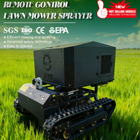 Tondeuse autonome pour pentes, coupe-herbe et pulvérisateur de pesticides, machine automatique sans pilote de type chenillé