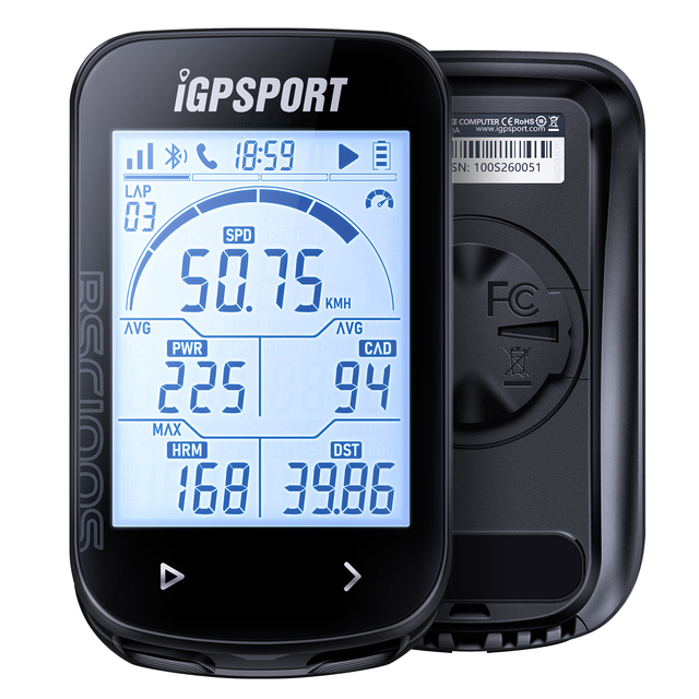 BSC100S GPS Wireless Bike Computer ANT+ Multifunctional Bicycle Computer with 2.4 LCD Screen for Cycling