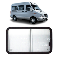 Fenêtres coulissantes en aluminium pour camping-car, vitres de voiture, passage de lumière, 770*550 mm