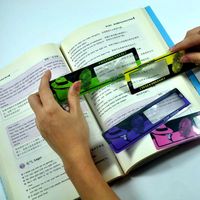 Marque-page publicitaire personnalisé avec règle et loupe - Matériau PVC durable pour cadeaux de bienvenue