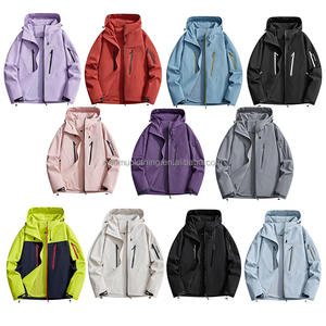 Giacca trapuntata traspirante impermeabile invernale con cappuccio multicolore Parka adesivo completamente termosaldato da uomo - Product Image 3