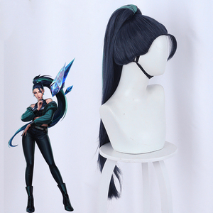 Peluca de Cosplay de Kai'sa de Ainizi, Nueva, la Mejor, Estilo <span class=keywords><strong>KDA</strong></span> All Out, para Chicas de League of Legends - Product Image 4