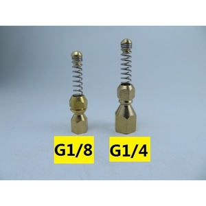 Water Rat Head Sprayer Nozzle G1/8 Copper High Pressure Cleaner Descaling Stripping - Product Image 5