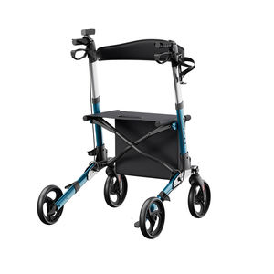Déambulateur-panier de courses Zuowei ZW8740 en gros pour personnes âgées, pliable, portable, avec siège, capacité de 136 kg, rééducation - Product Image 3