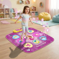 Nouveau tapis de danse pour filles, jouet musical éducatif, tapis de jeu avec lumières LED, musique, danse, mixeur rythmique, tapis de jeu pour enfants