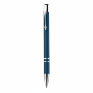 Penna a Sfera in Alluminio Arancione con Punta Blu-Verde da 1,0 mm, Corpo in Plastica a Tema Sportivo, Penna Promozionale in Metallo e Plastica - Product Image 2
