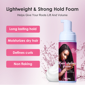 <span class=keywords><strong>Mousse</strong></span> de curling naturelle de marque privée sans alcool <span class=keywords><strong>mousse</strong></span> de cheveux de tressage <span class=keywords><strong>mousse</strong></span> de coiffage personnalisée - Product Image 2