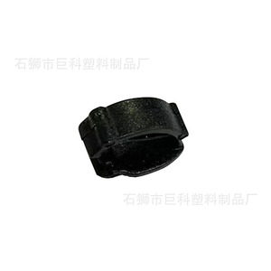 Boucle de chaussure en nylon moulé par injection, noir et blanc, pour lacets de Crocs, sandales, chaussures décontractées, pantoufles - Product Image 4