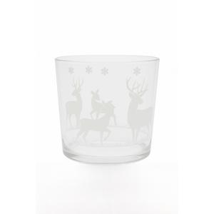Gafas Navideñas con Diseño de Reno Blanco, Paquete de 6 - Product Image 1
