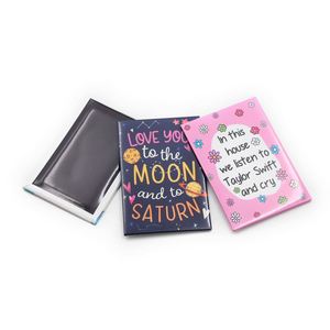 Manufactory Wholesale Custom Photo Magnets Low Moq Souvenir Gift Tin <b>Fridge</b> Magnet - Product Image 6