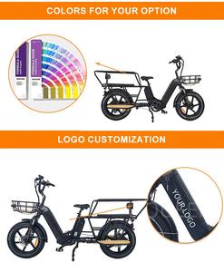 QUEENE/2025 vélo cargo électrique Ebike e-cargo <span class=keywords><strong>famille</strong></span> meilleure vente ville vélo électrique ville femmes ue entrepôt E vélo - Product Image 2