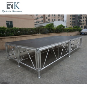 Outdoor & Indoor Stage Truss System Adjustable Height Lawn Concert Stage - Product Image 5