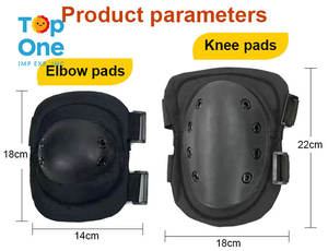 Top One haute qualité tactique formation sauvegarde antichoc antidérapant coude garde genouillères - Product Image 5