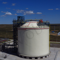 Réservoir de stockage cryogénique à fond plat de grande capacité EPC pour le gaz naturel liquéfié (GNL)