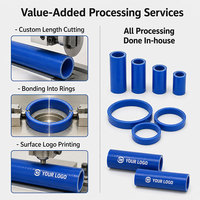 Tube en silicone de forme personnalisée, résistant aux hautes températures, pour la construction de profilés, la réparation de conduites de climatisation automobile et les pièces de raccordement d'étanchéité.