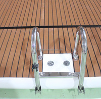 Parc aquatique Jet Ski Yacht Dock Radeau flottant Eau gonflable Île flottante Plate-forme 6 personnes Dock flottant gonflable