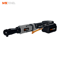 MXTOVEL 20V Clé à cliquet électrique sans fil professionnelle Outils de bricolage industriels avec batterie au lithium à impact vertical