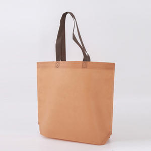 Заводская цена, рекламная Экологичная модная Нетканая многоразовая сумка-тоут с индивидуальным логотипом, удобная сумка для покупок - Product Image 3