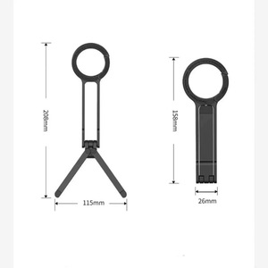 Soporte magnético portátil para trípode de teléfono móvil de bolsillo plegable de aluminio - Product Image 6