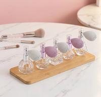 Vente en gros de flacons de parfum à air comprimé de 10 ml, emballage cosmétique haut de gamme, flacon carré en verre avec pulvérisateur à pompe