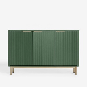 ตู้เก็บของทางเข้าขนาดใหญ่สไตล์ยุโรปแบบกำหนดเอง ประหยัดพื้นที่ ดีไซน์ลายร่อง ทำจากไม้เนื้อแข็ง เคลือบเงา - Product Image 6