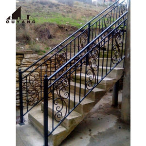Balustrades de <span class=keywords><strong>terrasse</strong></span> extérieures, garde-corps de balcon en métal galvanisé résidentiel, garde-corps de véranda, <span class=keywords><strong>balustrade</strong></span> en <span class=keywords><strong>fer</strong></span> pour l'Europe - Product Image 6