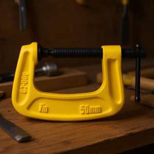 Abrazadera en C Ajustable Stanley de 50 mm, Herramienta de Sujeción de Acero para Trabajos en Madera y Metal - Product Image 3