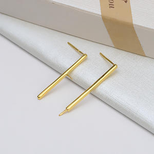 Pendientes de Plata S925 con Perlas para Mujer, Aretes Vacíos Modernos para DIY, Accesorios y Componentes de Joyería Personalizada 4137 - Product Image 2