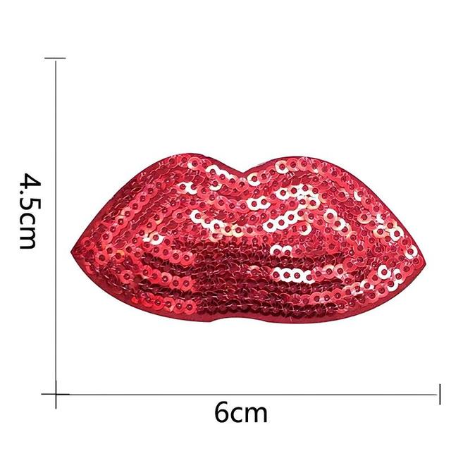 Custom Embroidered Chenille Sequins Iron-On Lightweight Applique Patches for Hats Bags Clothing Home Textiles Shoes