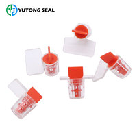 Serrure de sécurité pour compteur de gaz/électricité/eau Yuston YTMS100 PC+ABS 22,3x25x11mm, origine Shandong