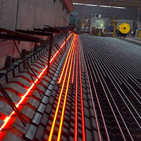 Ligne de production complète de laminoir automatique pour barres d'armature, équipement de laminoir pour barres d'armature déformées à partir de billettes d'acier - Vente chaude