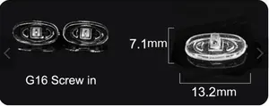 Werkspreis Brillen Nasenpads Brillenzubehör Silikon-Nasenpads