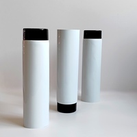 Tube cosmétique blanc en PBL souple Tube plastique en aluminium en pâte Tube à presser Bouchon à vis Shampooing pour visage Masque nettoyant pour soins de la peau