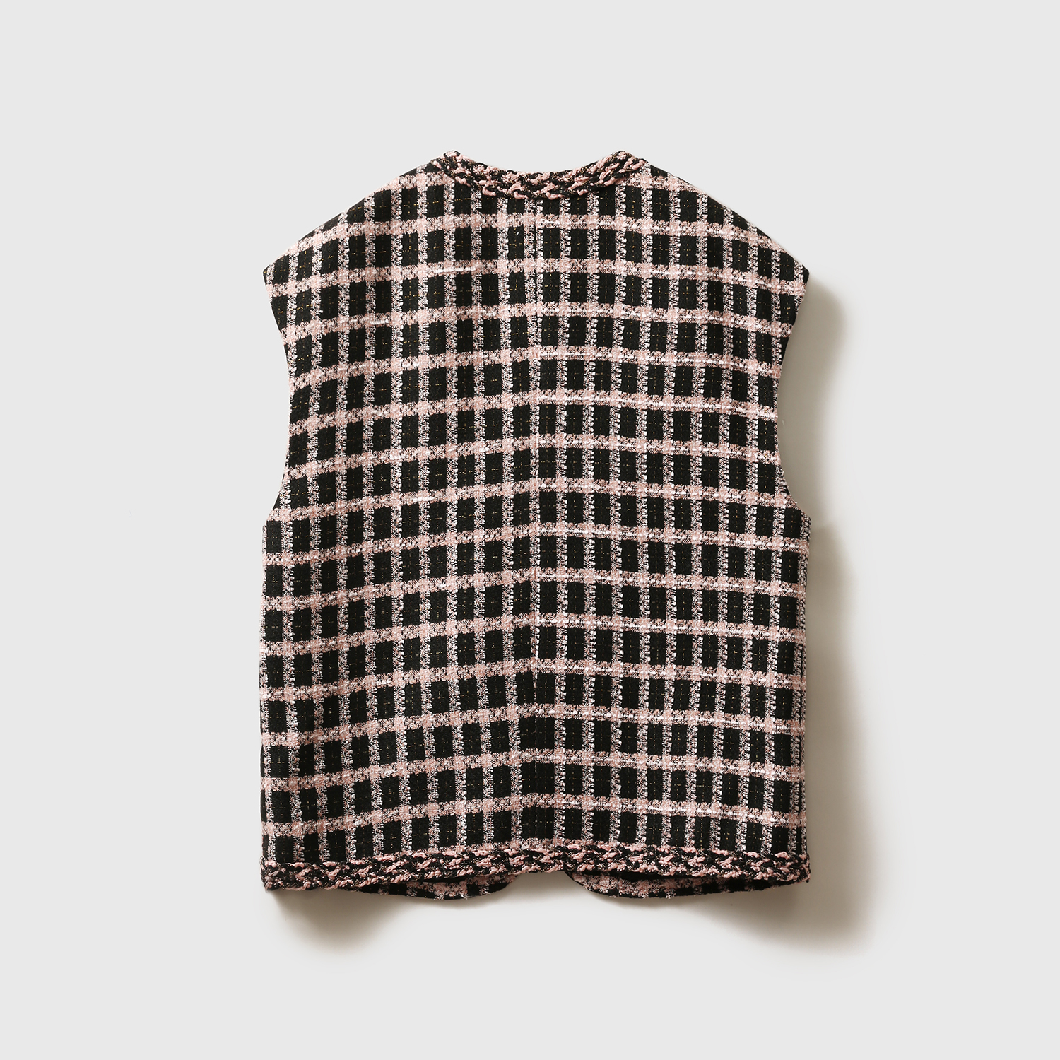 Veston boutonnage double à carreaux - Femme