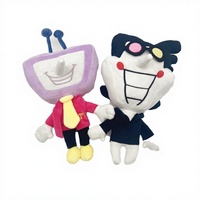Peluche Deltarune Spamton Tenna Triangular Rune TV, figurine en peluche avec rembourrage en coton PP, hauteur 31cm-50cm