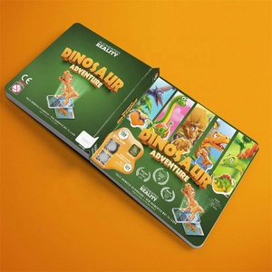 Khủng Long Hoạt Hình Phiêu Lưu Tăng Cường Thực Tế Sách Ghép Hình AR Đồ Chơi Cho Tots Sách Ghép Hình Động Vật 3D Quà Tặng Đồ Chơi Khủng Long Tương Tác - Product Image 2