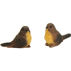 ZICOM Alemania, Figuras de Natividad de Aves, Juego de 2 Piezas, Aproximadamente 1.5 cm de Altura, Figura Navideña y Modelo de Juguete 9069-T915-14 - Product Image 1