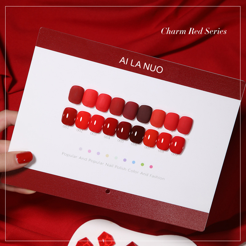 Un ensemble complet de 9 couleurs Séduisante Rouge