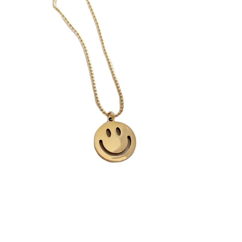 Stainless Steel Smile Necklace Trendy Durable Jewelry