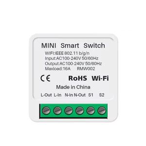 <span class=keywords><strong>EWelink</strong></span> Mini interrupteur intelligent 1 canal, contrôleur Wifi pour boîte noire compatible Bluetooth, matériau ABS, 10A max. Courant 250V Max. - Product Image 1