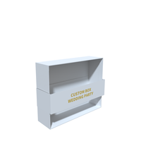 Boîte de calendrier de l'avent de luxe personnalisée pour mariage, boîte cadeau 7 jours pour fête prénuptiale, boîte de calendrier de l'avent pour vin