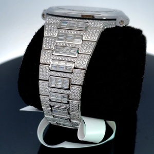 Montre personnalisée Rapper's POP Branded Hip Hop White Moissanite Real Japan BV9015 <span class=keywords><strong>Ice</strong></span> out Luxury <span class=keywords><strong>Watch</strong></span> - Product Image 5